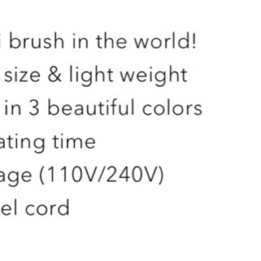 Yellow Mini Heat Brush - Picture 3 of 3